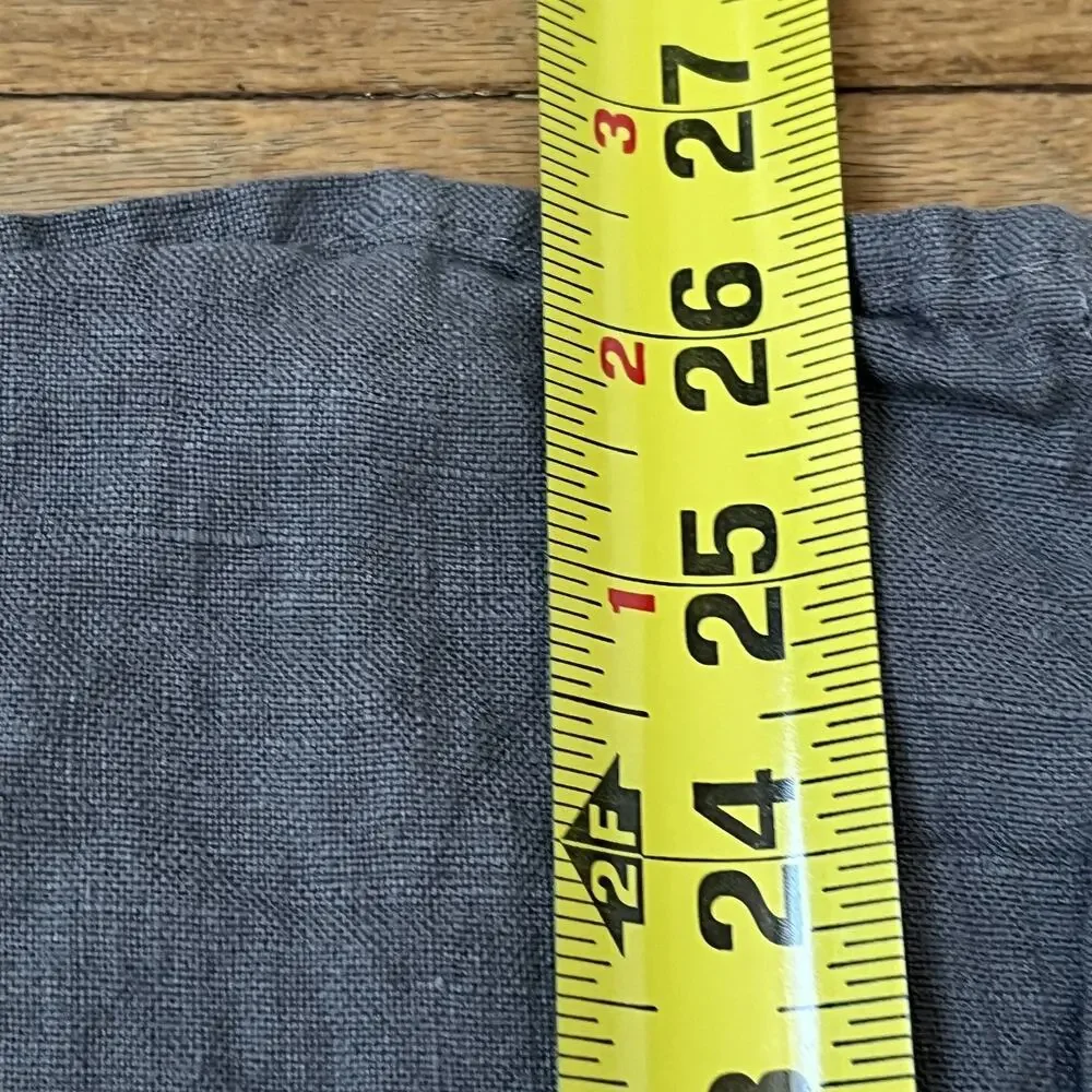 Southern Living Gray Kitchen Towels Set of 3 100% Linen 20